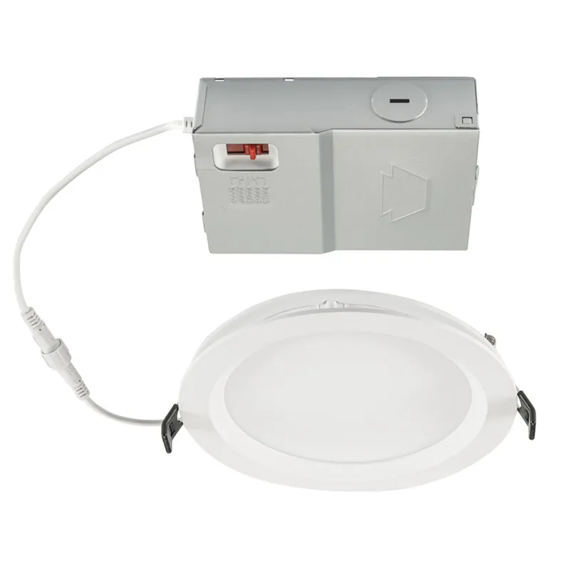 6in. LED Color Tunable Recessed Wafer Downlight - 13W - 2700K/3000K/3500K/4000K/5000K - Keystone — LightUp Lighting LED Downlights 13.0W 2700K