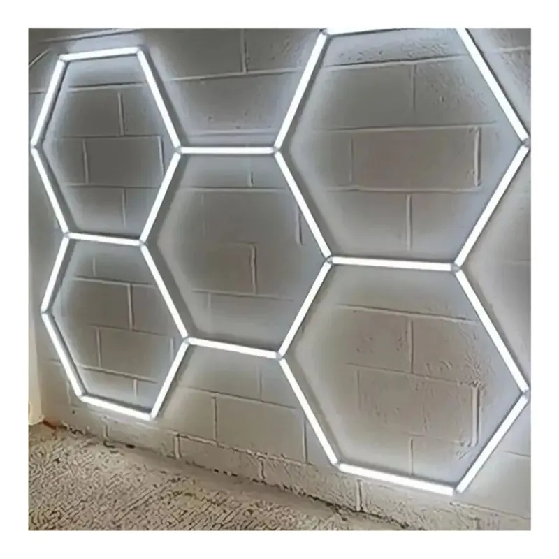 96in x 69in Hexagon Pattern LED Shop Light Kit - 144W - LumeGen — LightUp Lighting LED General Lighting 144.0W 5000K