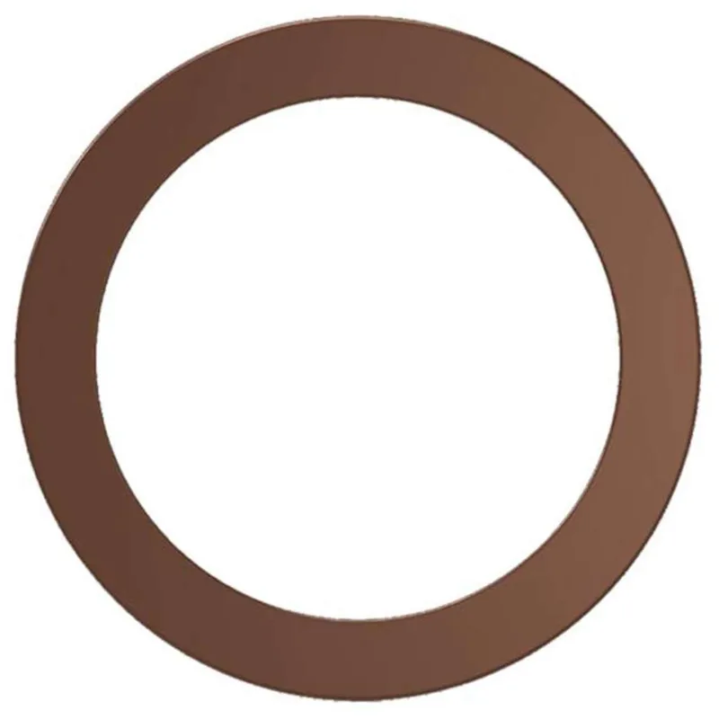 8in. Interchangeable Trim for Recessed Wafer Downlights - Bronze - Keystone — LightUp Lighting LED Downlights  