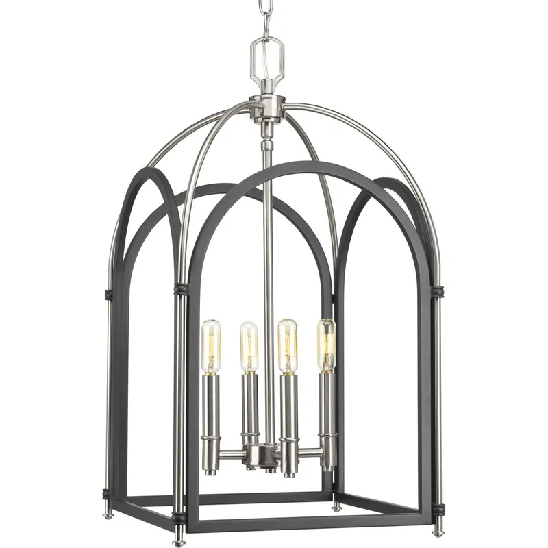 Westfall Collection Four-light Medium Foyer Pendant — Progress Lighting LED Landscape Lights  