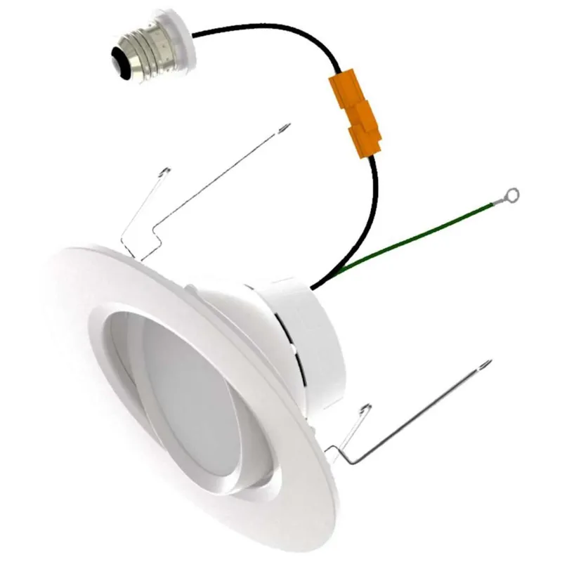 5in./6in. LED Color Tunable Retrofit Downlight Gimbal Trim - 11W - 2700K/3000K/3500K/4000K/5000K - Keystone — LightUp Lighting LED Downlights 11.0W 2700K