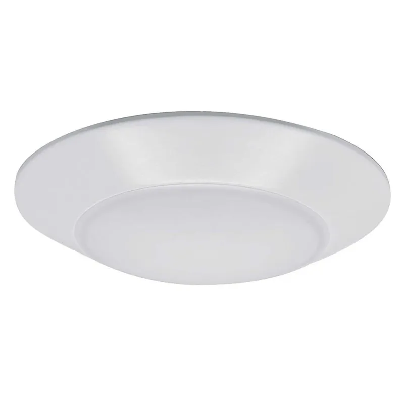 7in. LED Color Tunable Disk Light - 15W - 1000 Lumens - 2700K/3000K/3500K/4000K/5000K - White Finish - Euri Lighting — LightUp Lighting LED General Lighting 15.0W 2700K