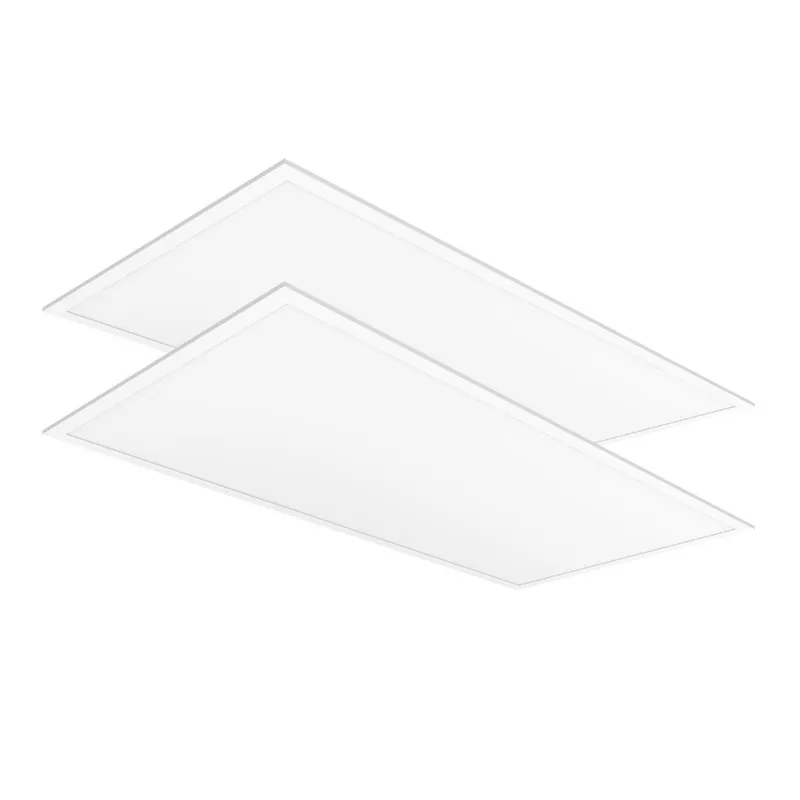 Case of 2 - 2x4 LED Flat Panel - 36W - 4500 Lumens - 120-347V - Energetic Lighting — LightUp Lighting LED Troffers & Panels 36.0W 4000K