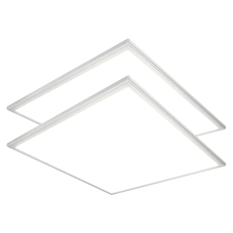 Case of 2 - 2x2 LED Flat Panel Light - 3 Wattage Adjustable - 3 CCT Selectable - Euri Lighting — LightUp Lighting LED Troffers & Panels 20.0W 3000K