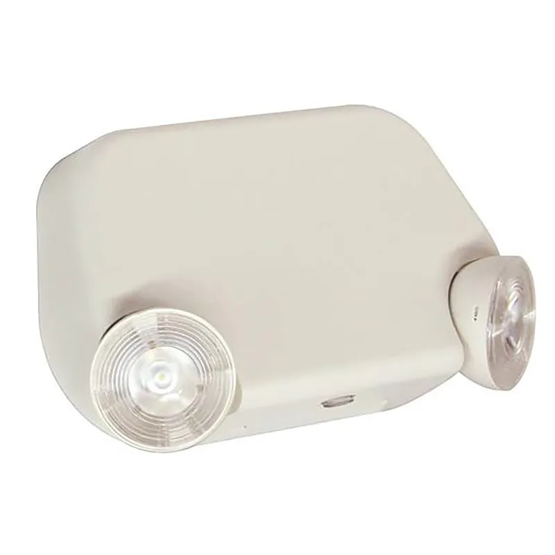 LED Low Profile Emergency Light - White - 90 Min. Emergency Runtime - 120/277V — LightUp Lighting LED Exit & Emergency 5.0W 