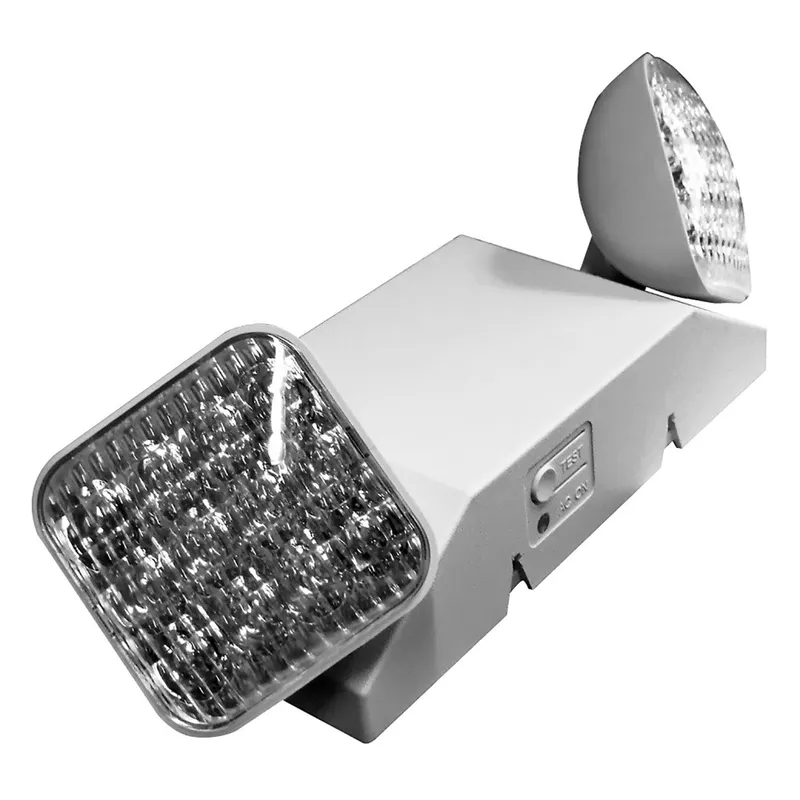 LED Emergency Light - White - 90 Min. Emergency Runtime - 120/277V — LightUp Lighting LED Exit & Emergency 1.0W 