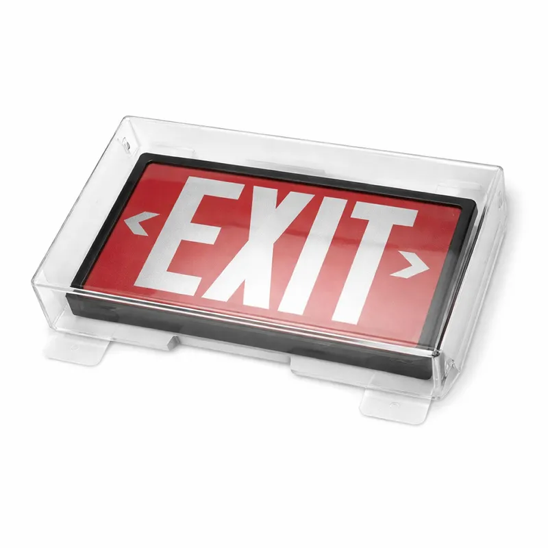 Low Profile Vandal Shield for Exit Lights — LightUp Lighting LED Exit & Emergency  