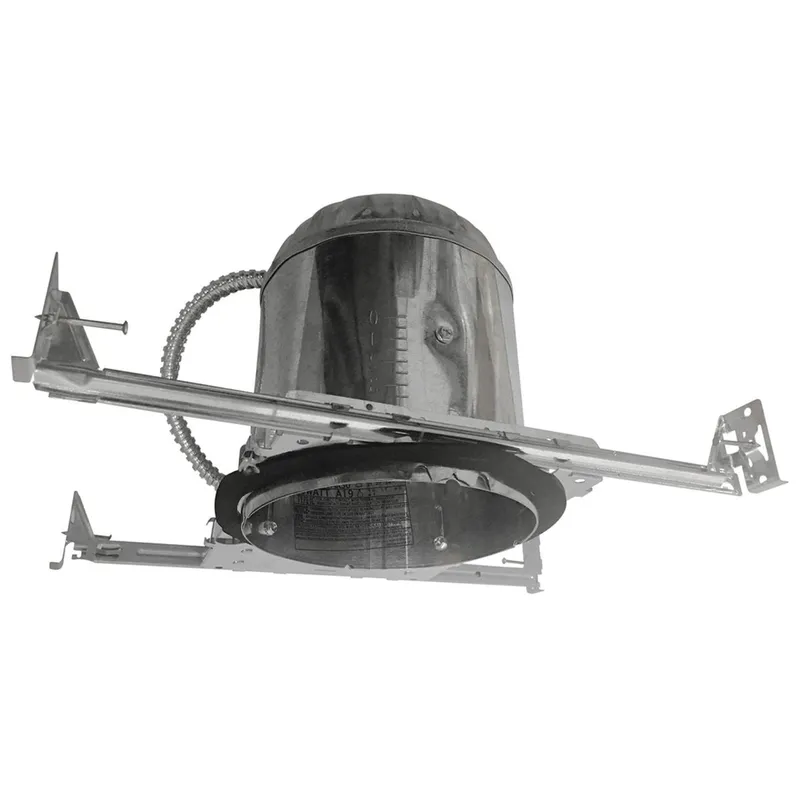Case of 6 - 6in. New Construction LED Recessed Housing - IC Rated — LightUp Lighting LED Downlights  