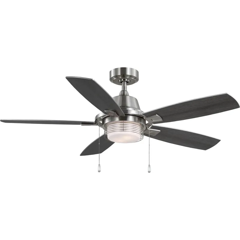 Freestone Collection 52 in. Five-Blade Ceiling Fan with LED lamped Light Kit — Progress Lighting LED Post Top Lights  