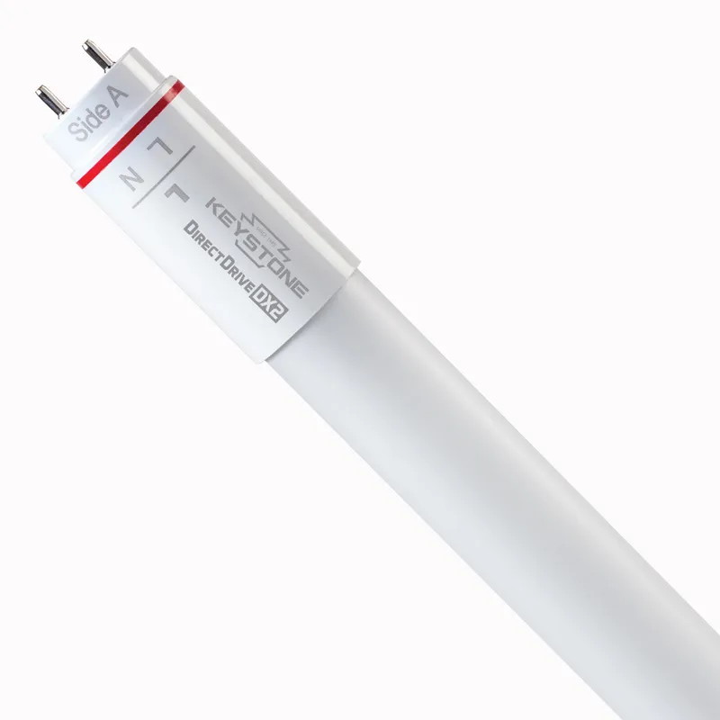 Case of 25 - T8 LED 4ft. DirectDrive Glass Tube - 14.5 Watt - Direct Wire - 1900 Lumens - Keystone — LightUp Lighting LED General Lighting 14.5W 3000K