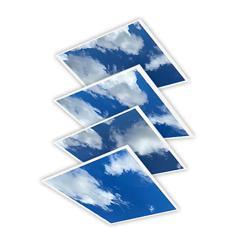Case of 4 - 2x2 LED Flat Panel Cloud Design Light - Gen 3 -Adj Watt 20W/25W/30W/35W/40W | Adj CCT 3K/3500K/4K/5K/6500K - Beyond LED — LightUp Lighting LED Troffers & Panels 20.0W 3500K