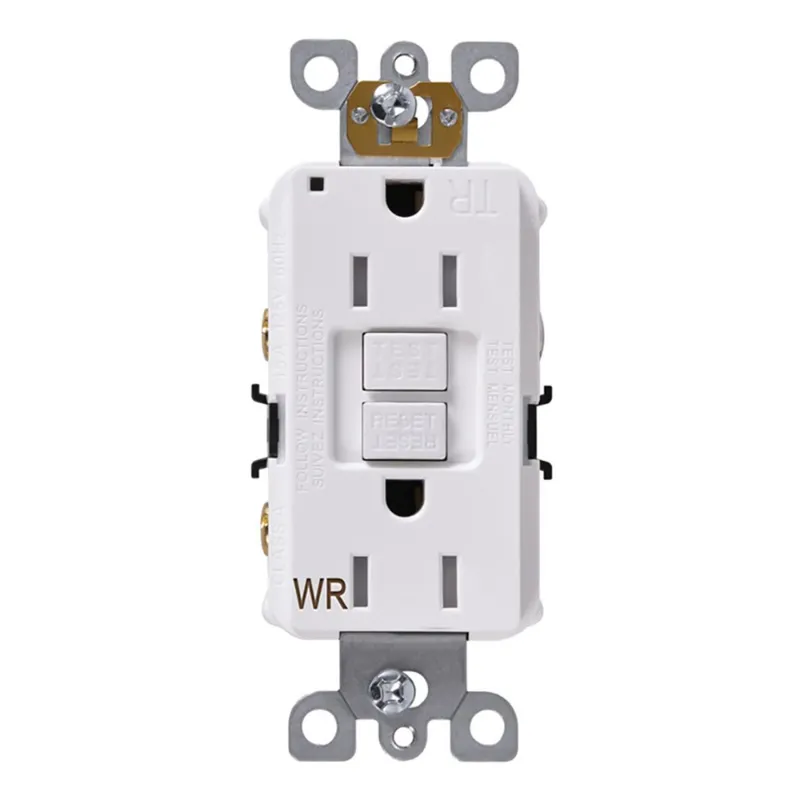Case of 4 - Receptacle Duplex GFCI Tamper & Weather Resistant — LightUp Lighting LED General Lighting  