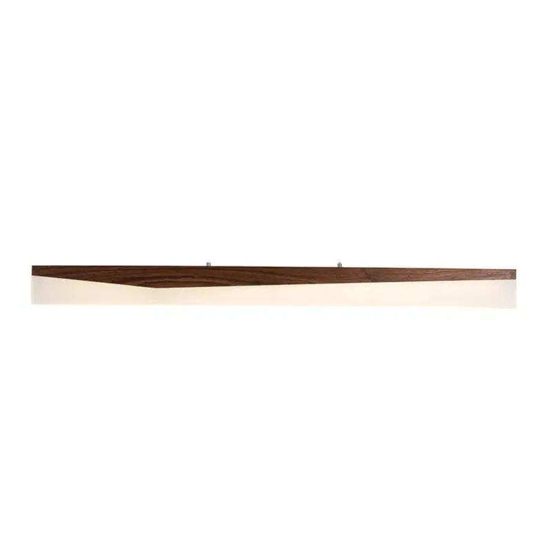 47in. Artisan Wood Collection Linear Pendant Smoke Reflection - 20W - 1795 Lumens - 3000K - Euri Lighting — LightUp Lighting LED Linear Lights 20.0W 3000K