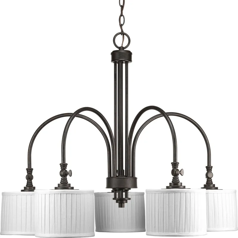 Clayton Collection Five-Light Chandelier — Progress Lighting LED Landscape Lights  