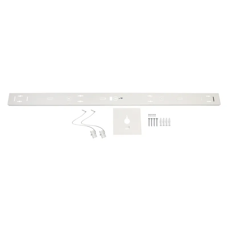 4ft. Surface Mount Kit for LumeGen Linear Light - White Finish — LightUp Lighting LED Linear Lights  