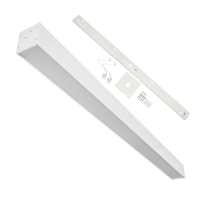 Surface Mount LED 4ft. Linear Light - 40 Watt - Color Tunable 3000K/4000K/5000K - White Lamp Body - LumeGen — LightUp Lighting LED Linear Lights 40.0W 3000K