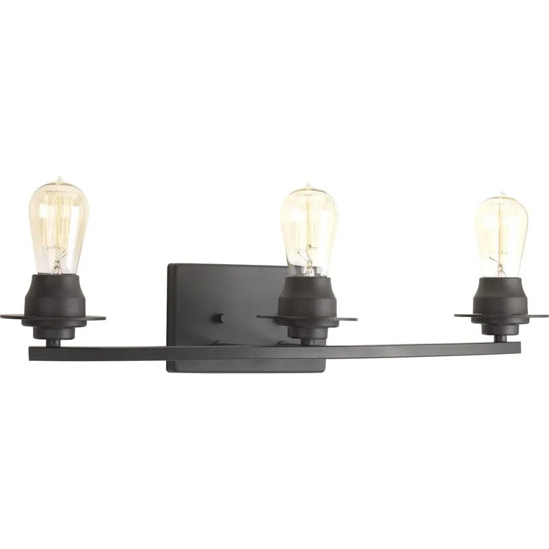 Debut Collection Three-Light Bath Vanity Light — Progress Lighting LED Wall Lights  