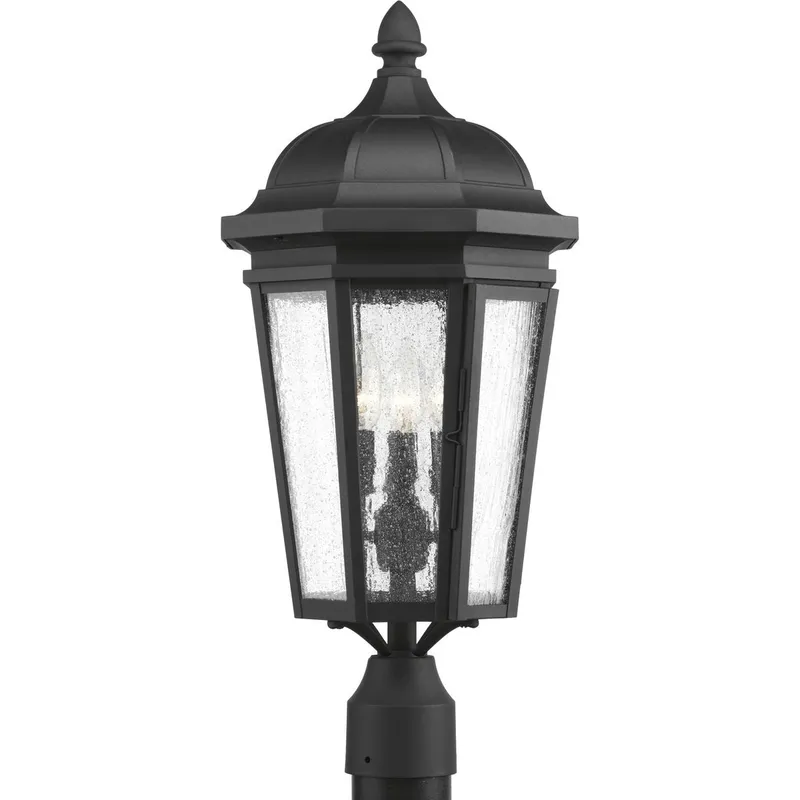 Verdae Collection Three-Light Post Lantern — Progress Lighting LED Lighting Controls  