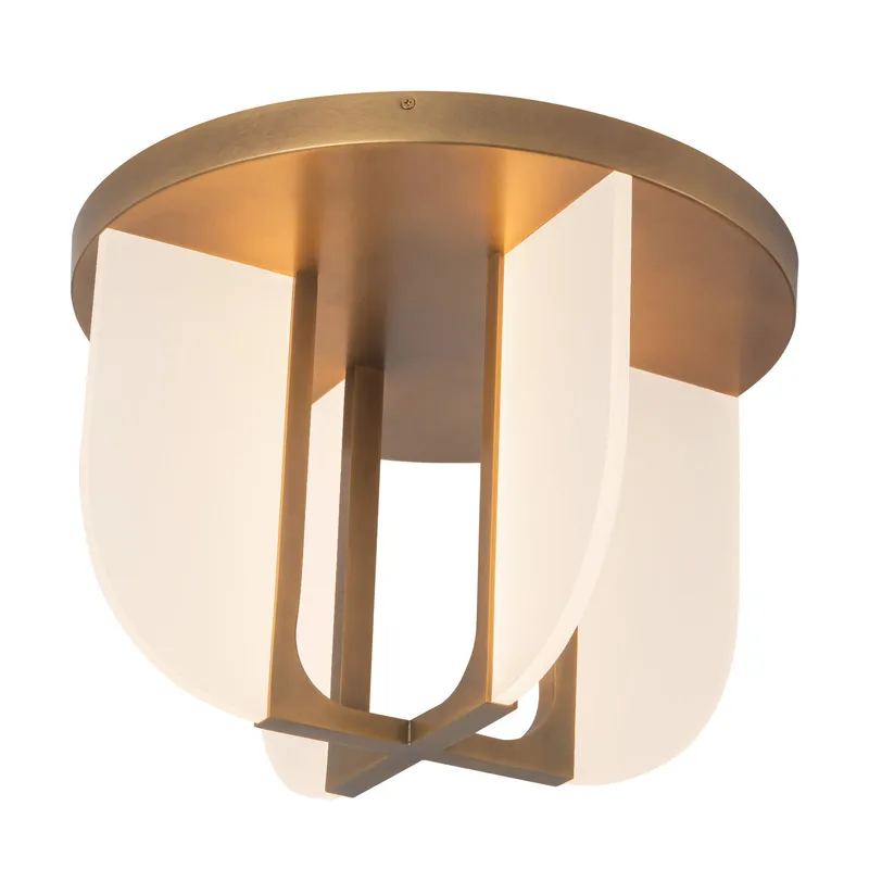 Anders 16-in Semi-Flush Mount — Kuzco Lighting LED Post Top Lights  2700K