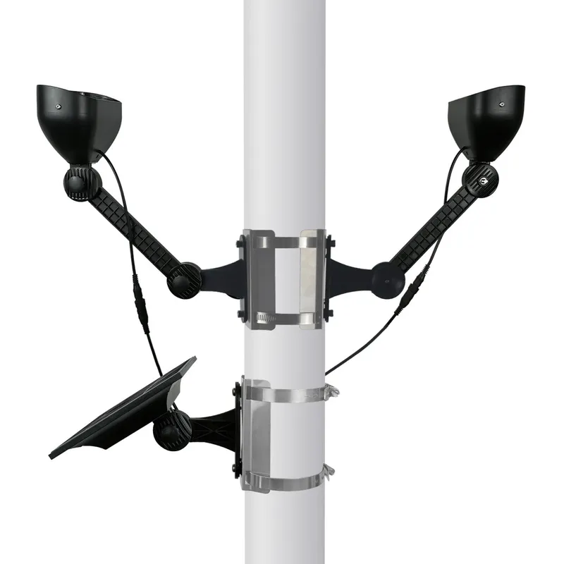 Solar LED Dual-Head Flagpole Light - 640 Lumens - LumeGen — LightUp Lighting LED General Lighting 4.5W 6500K