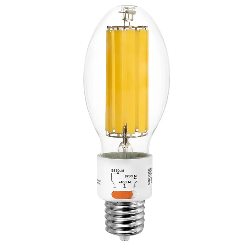 High Lumen LED Filament Bulb - 45W/38W/30W - 8,750LM - 4000K - 250W HID Retrofit Lamp Equivalent — Revolve LED LED Downlights 45.0W 4000K