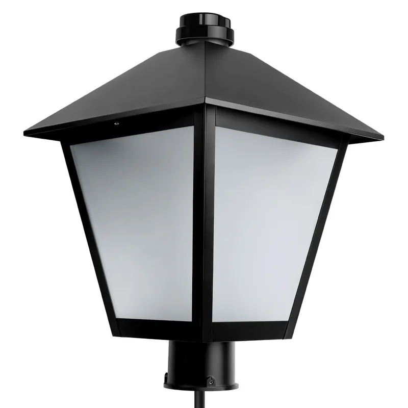 LED Lantern Post Top Light - 7,200 lumens  - 60W - 5 Selectable Wattages - 5000K/4000K/3000K Selectable - 120-277V - 250W Equal — Revolve LED LED Area Lights 60.0W 3000K