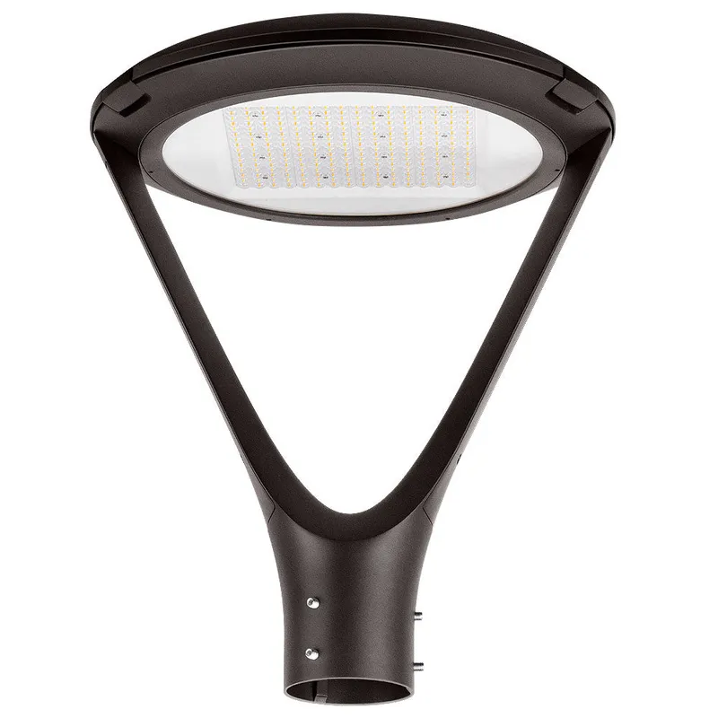 KONLITE Atria LED Post Top Light - 18,700 lumens  - 125W/105W/76W - 5000K/4000K/3000K - 120-277V - 400W Equal - Dark Bronze — Revolve LED LED Area Lights 125.0W 3000K