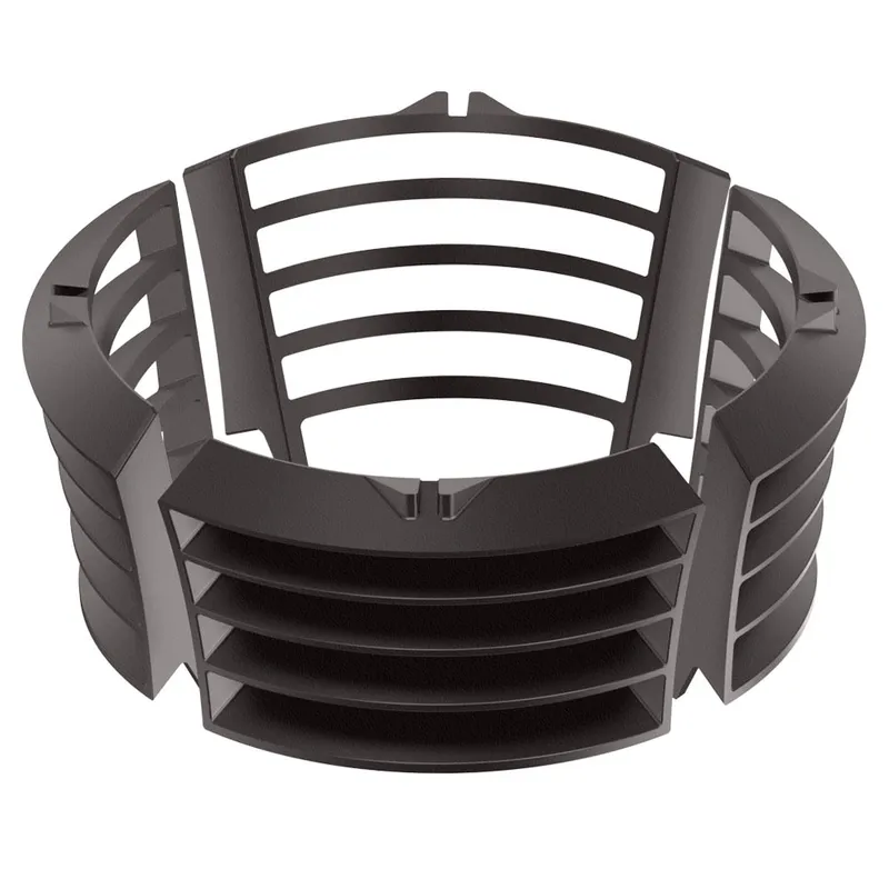 Konlite LED Bollard Louver Kit - Only for Konlite KXBL LED Bollard Head - Dark Bronze — Revolve LED LED Area Lights  