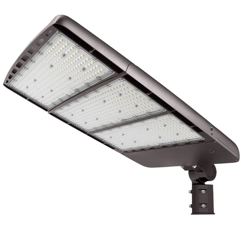 Konlite Spica 600W LED Sports Light -  Dark Bronze - Narrow Asymmetric - 3 Wattage Selectable - 103,800lm Max - 5000K - 1500W Equal — Revolve LED LED Flood Lights 600.0W 5000K