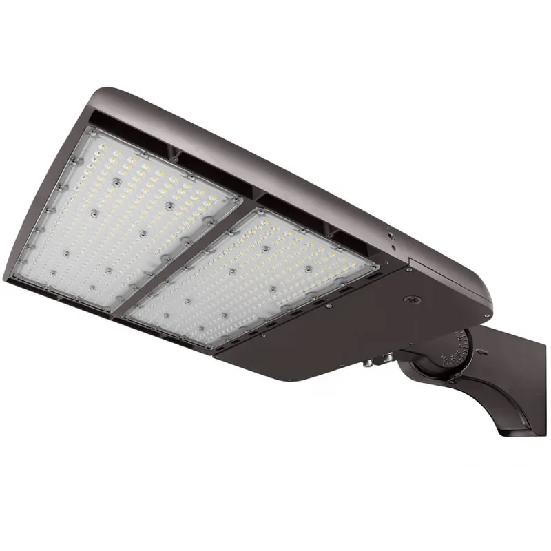Konlite Spica 400W LED Sports Light -  Dark Bronze - Narrow Asymmetric - 3 Wattage Selectable - 69,600lm Max - 5000K - 1000W Equal — Revolve LED LED Flood Lights 400.0W 5000K