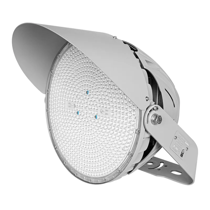 LYRA LED Stadium Light -  500W/400W/300W selectable - 75,000lm - 5000K - 100-277V  - 4H4V - 1500W Equal - 10 Year Warranty — Revolve LED LED Flood Lights 500.0W 5000K