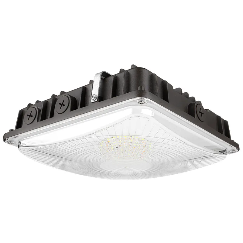 LED Canopy Light - 63W/45W/30W Selectable - 5000K/4000K - Up to 9,360 LM - Dimmable - 120-277V - 150W Equal — Revolve LED LED Ceiling Lights 63.0W 4000K