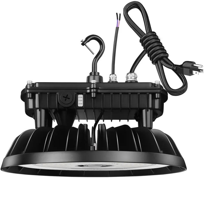 MAX Round UFO LED Bay Light - 310W/270W/240W Selectable - 46500 Lumens - 5000K - 1000W Equal — Revolve LED LED High Bay Lights 310.0W 5000K