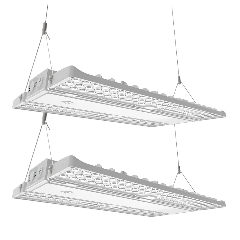 Konlite LED Linear High Bay Light - PAVO Series - 130W-210W - Wattage Selectable - Up to 31,290lm - 120-277V - 5000K - 400W-600W Equal - Pack of 2 — Revolve LED LED Linear Lights 130.0W 5000K