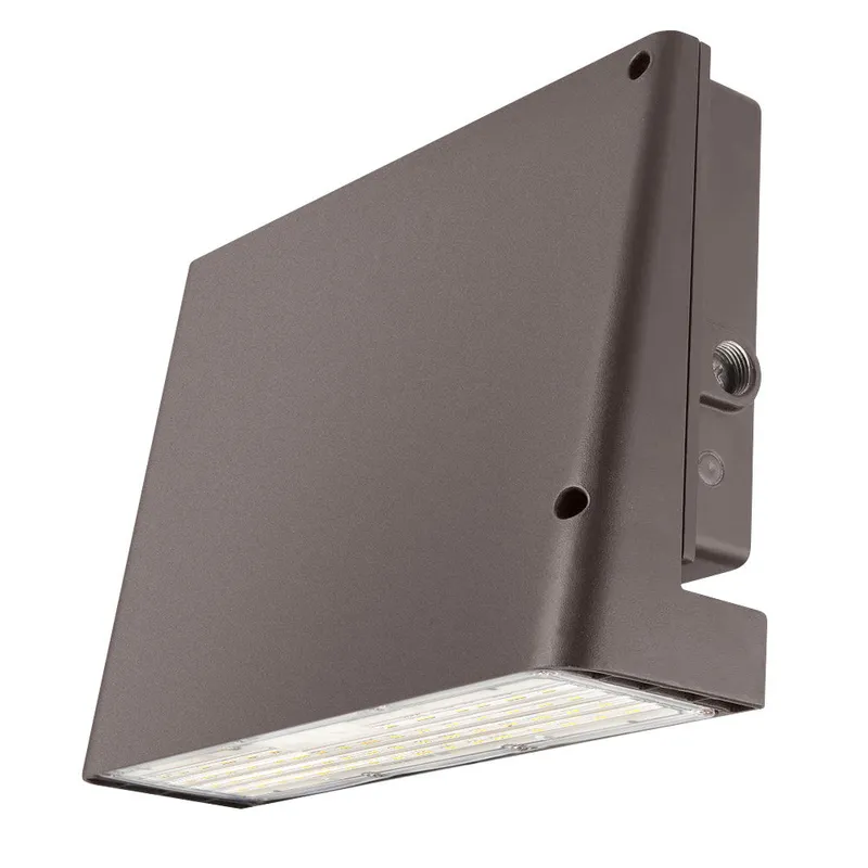 Full Cutoff LED Wall Pack - 38W - 5,800 Lumens - 5000K/4000K/3000K - 120-277V - 100W Equal — Revolve LED LED Wall Lights 38.0W 3000K
