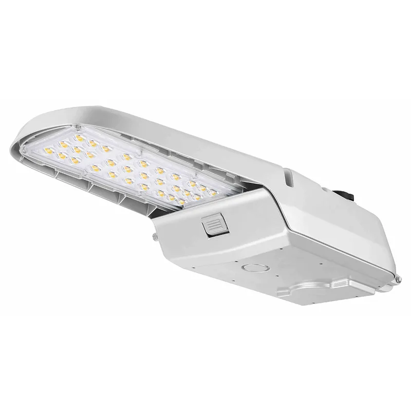 LED Roadway Light - Cobra Head Light - 70W - 9,900 Lumens - Dusk to Dawn Photocell - 4000K - 120-277V - 250W Equal — Revolve LED LED Area Lights 70.0W 4000K