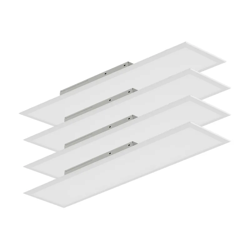 1x4 LED Panel Light - Selectable Wattage and CCT - 3980 Lumens - Dimmable - Pack of 4 — Revolve LED LED Troffers & Panels 10.0W 3000K