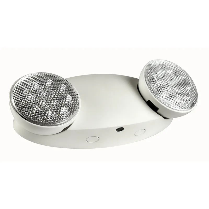 Konlite LED Emergency Light - Battery Backup - Dual Head - Round Shape - 2.2W - 120/277V — Revolve LED LED Exit & Emergency 2.2W 