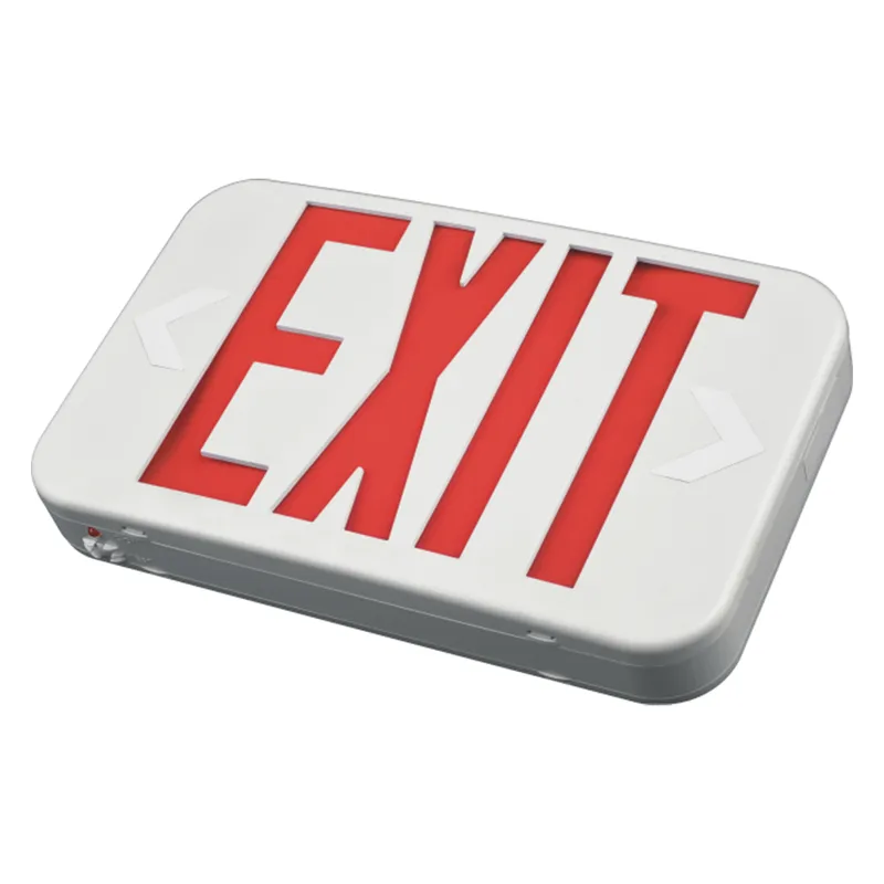Konlite LED Exit Sign - Red or Green Letter Selectable  - Double or Single Sided - 90 mins Battery Backup - 120/277V — Revolve LED LED Exit & Emergency  