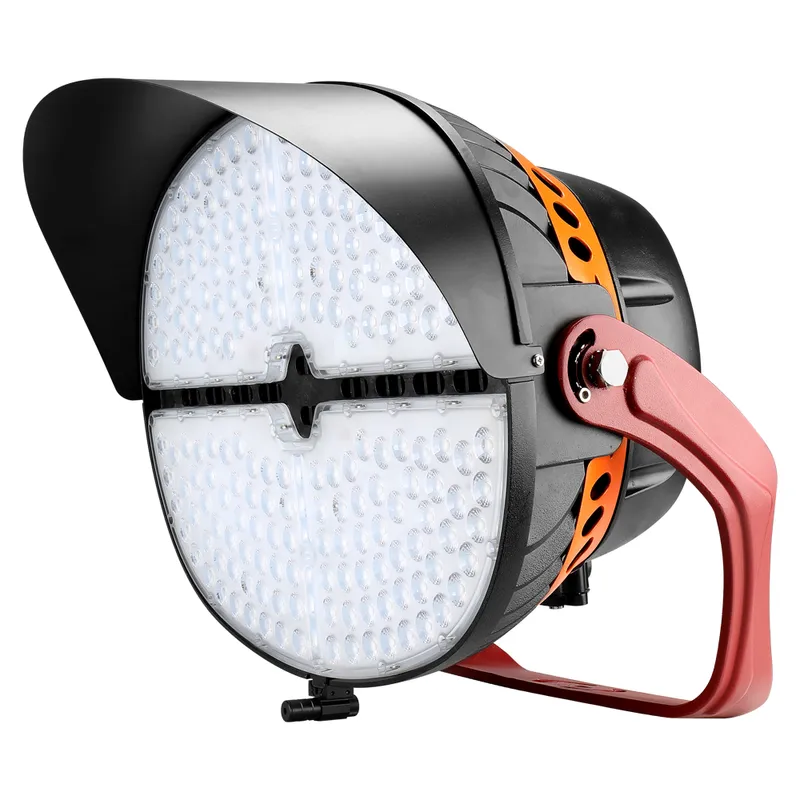 Konlite LED Sports Light - 650W - 88,000lm - 5700K - 277-480V - 4H4V - 1500W Equal - 10 Year Warranty — Revolve LED LED Flood Lights 650.0W 5700K