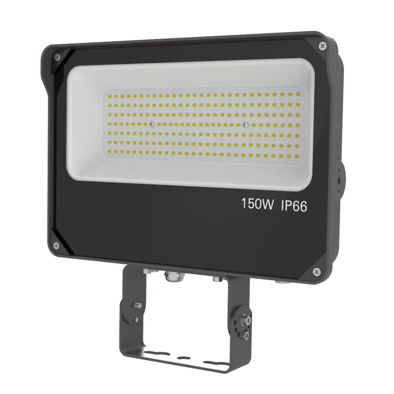 Konlite LED Outdoor Flood Light with Photocell - 150W - 22,500 lumens - 5000K - 120-277V - 400W Equal — Revolve LED LED Flood Lights 150.0W 5000K