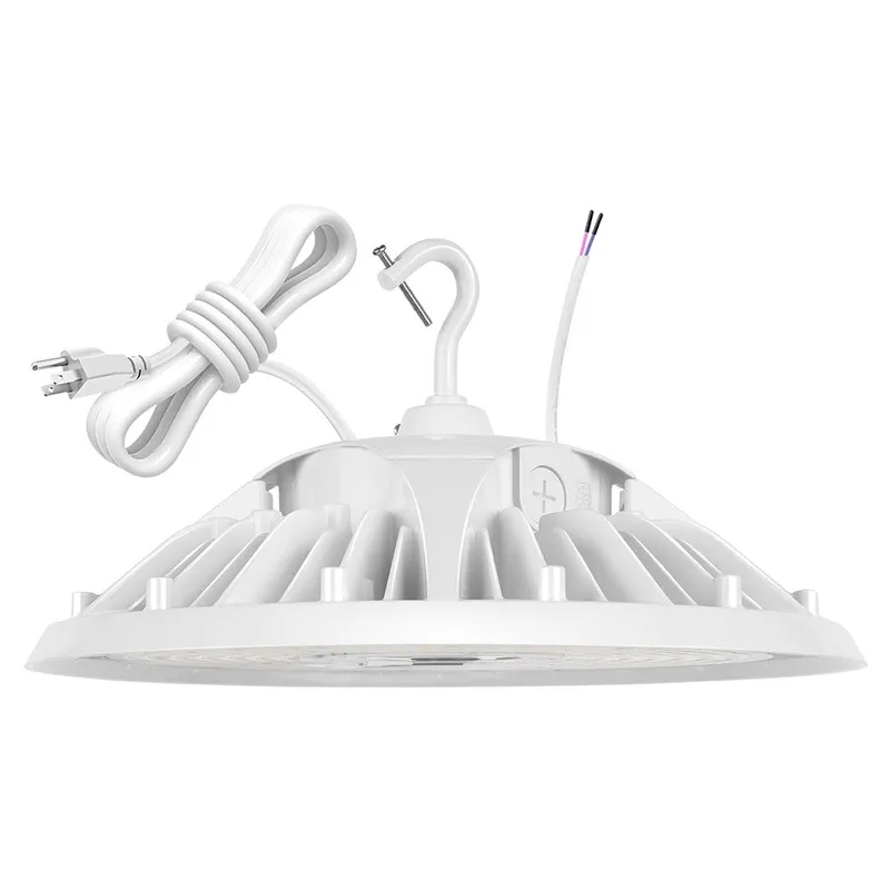 MAX Round LED High Bay Light - White - 240W/200W/180W Selectable - 36000 Lumens - 5000K - 1000W Equal — Revolve LED LED High Bay Lights 240.0W 5000K