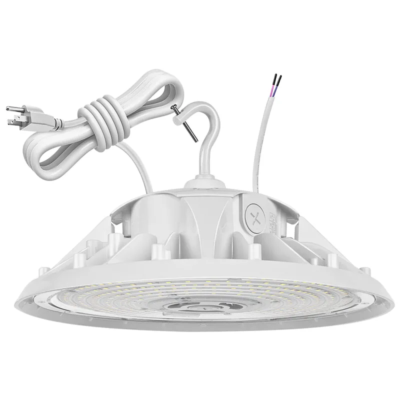 MAX UFO LED Bay Light - White - 150W - 3 Watts Selectable - 23,550LM - 5000K - 400W Equal — Revolve LED LED High Bay Lights 150.0W 5000K