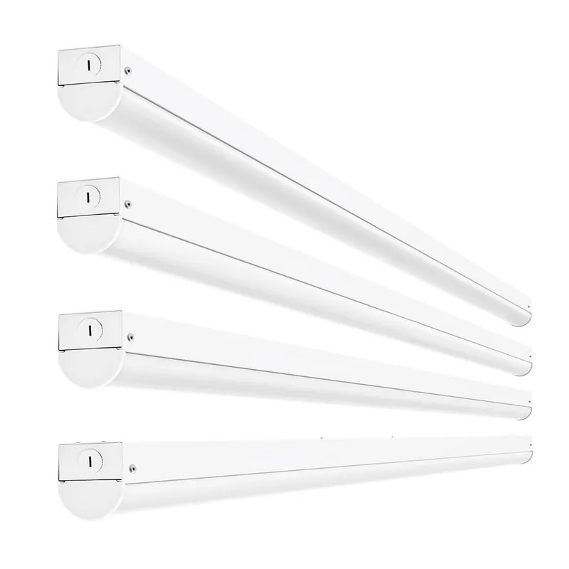 8 Ft LED Strip Light Fixtures - Pack of 4 Lights - Watts Selectable - 11,400 Lumens - CCT 3500K-4000K-5000K — Revolve LED LED Linear Lights 60.0W 3500K