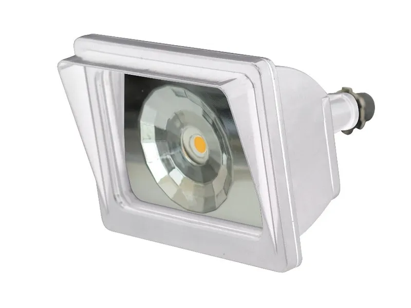 LED Outdoor Flood Light - 23W - 2,540 Lumens - 4100K -120-277V - 50W Equal - White - Knuckle Mount — Revolve LED LED Flood Lights 23.0W 4100K