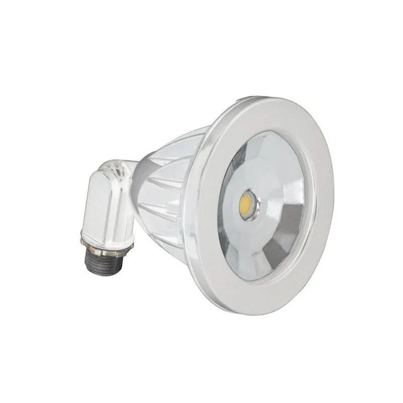 LED Outdoor Flood Light - 8W - 900 Lumens -120-277V - 4100K - 50W Equal - White - Knuckle Mount — Revolve LED LED Flood Lights 8.0W 4100K
