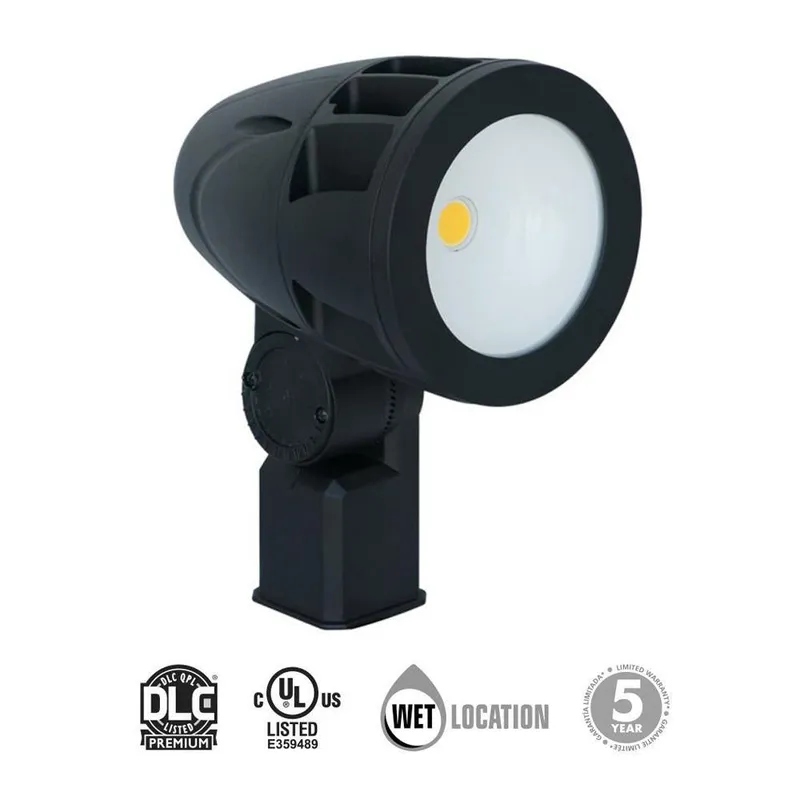 Howard Lighting LED Outdoor Flood Light - 72W - 8,475 Lumens - 4000K - 120-277V - 150W Equal - With Slip Fitter — Revolve LED LED Wall Lights 72.0W 4000K