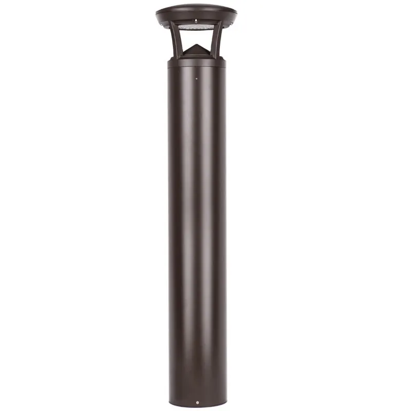 4 FT. Konlite Dome-Top LED Bollard Light - 24W - 3,000 Lumens - 3 Wattage Selectable - 3 CCT Selectable - 120-277V - 100W Equal — Revolve LED LED Area Lights 24.0W 3000K