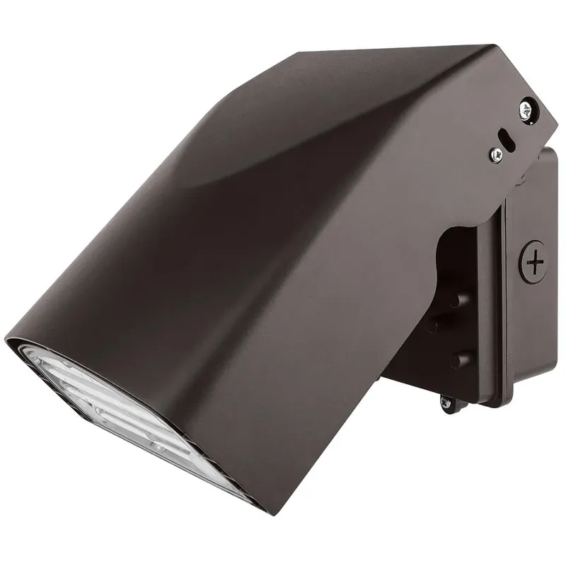 Konlite LED Slim Adjustable Wall Pack Light  - 40W/32W/24W/16W - 6,200 Lumens Max - CCT Selectable - 120-277V - 100W Equal — Revolve LED LED Wall Lights 40.0W 3000K