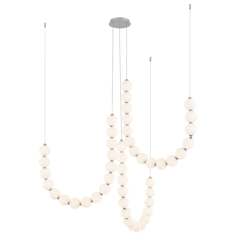 Akoya 54-in 3-Head Chandelier — Kuzco Lighting LED Landscape Lights  3000K
